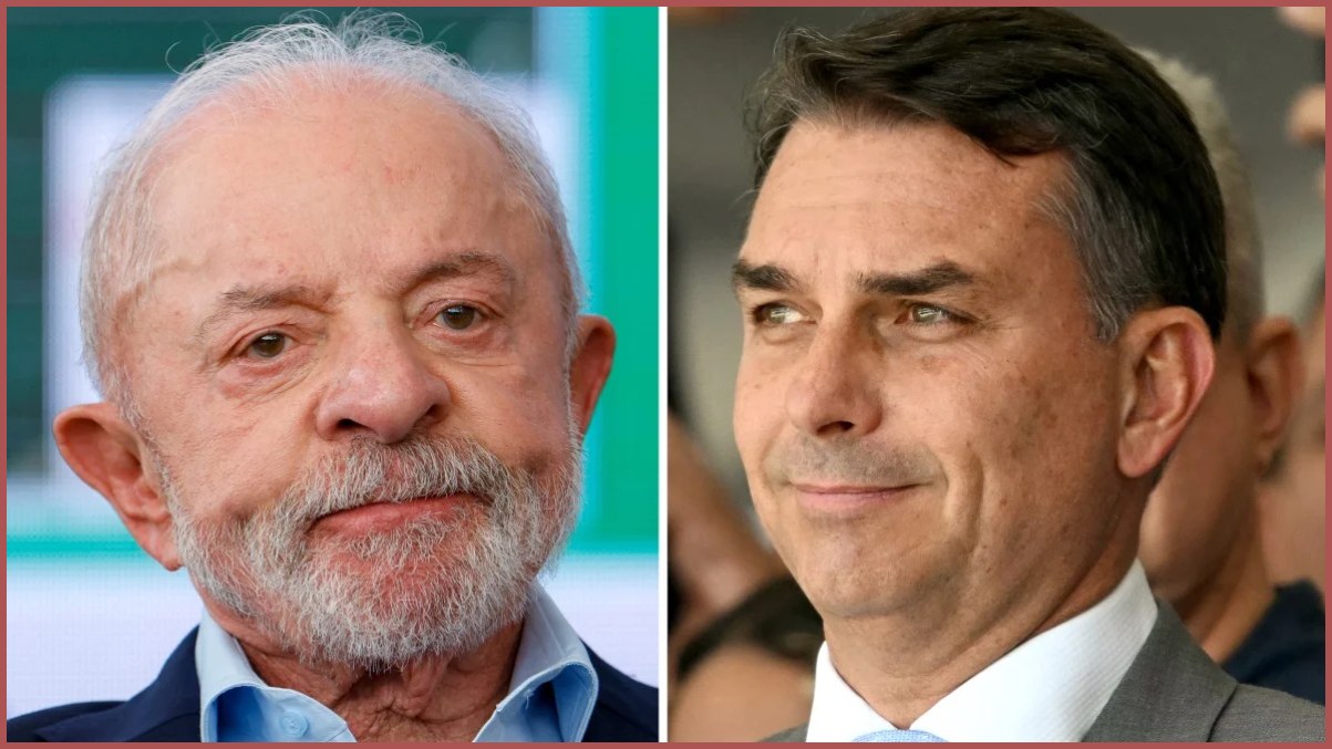 Lula e Flávio Bolsonaro aparecem empatados, aponta pesquisa