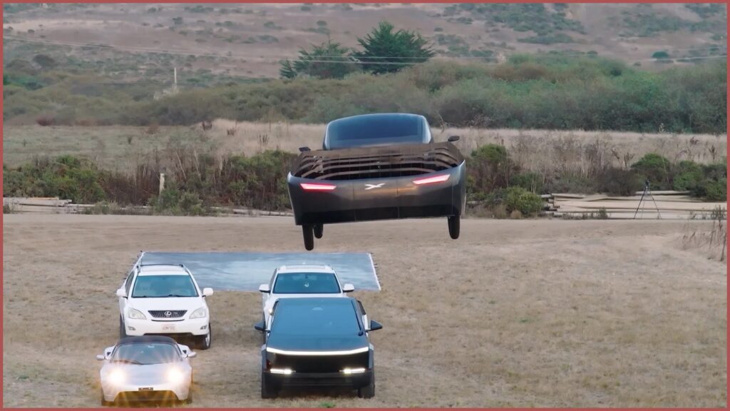 Alef provoca Tesla com vídeo de carro voador sobre Roadster