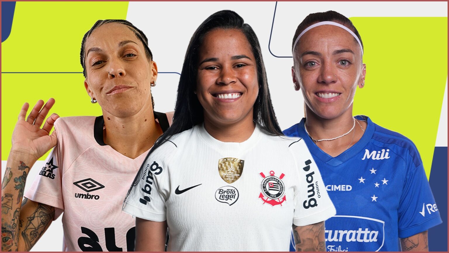 Camila Pini, Pri Back e Vic Albuquerque disputam gol do ano
