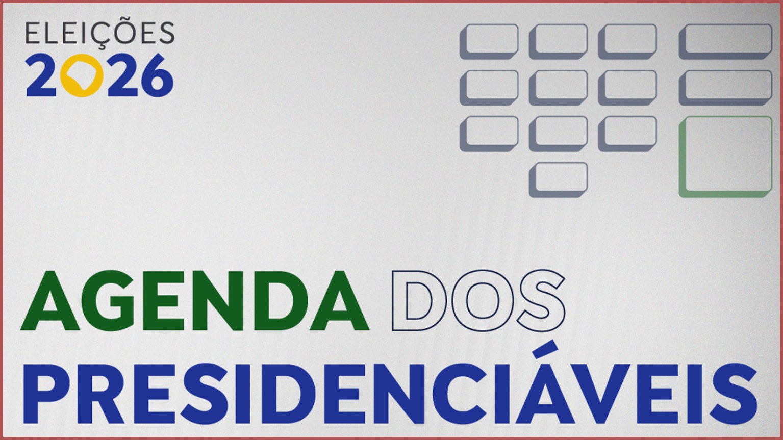 Debate na TV reúne candidatos à Presidência nesta quinta