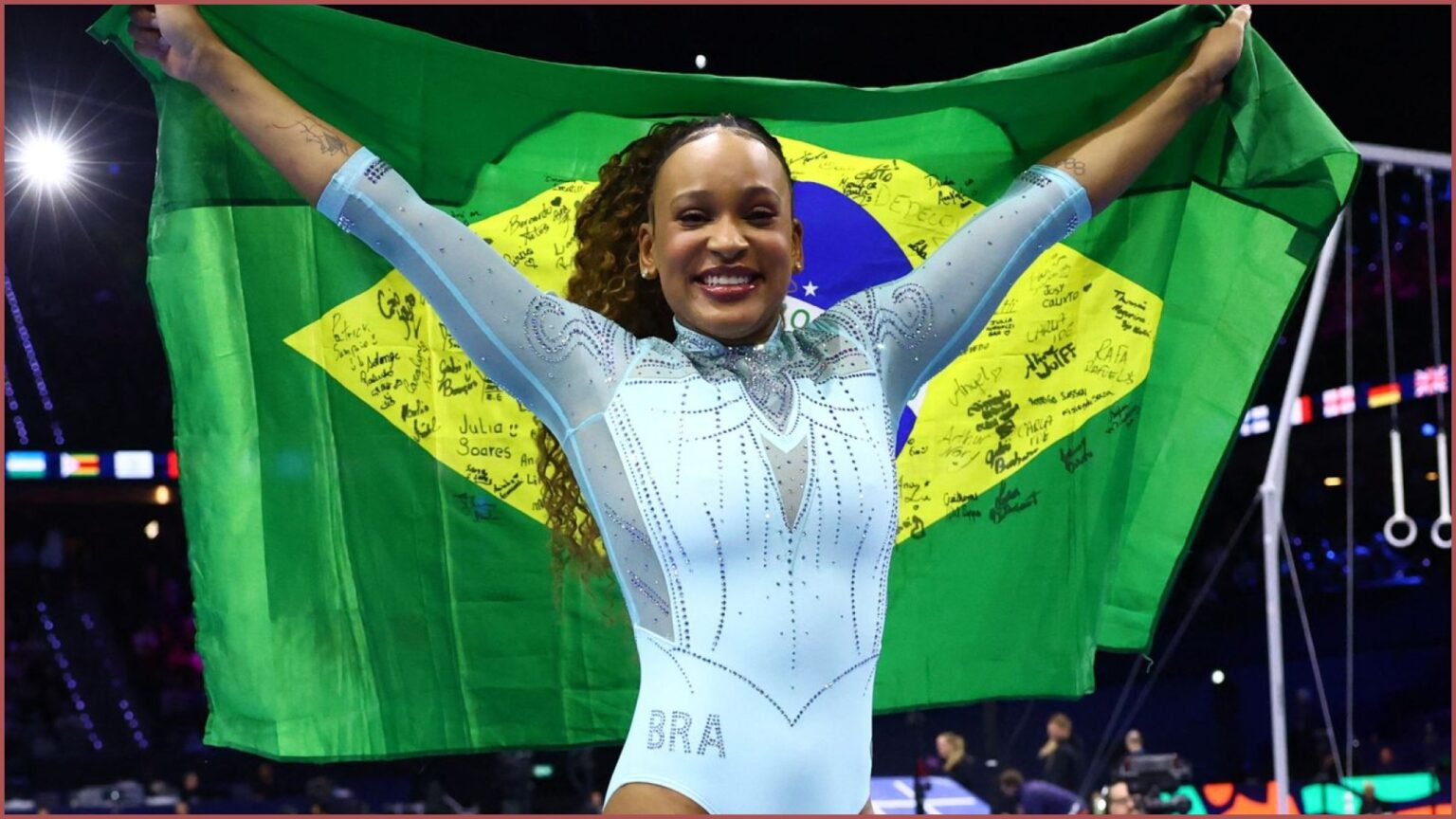 Rebeca Andrade conquista tricampeonato mundial no salto Rebeca Andrade conquista tricampeonato mundial no salto