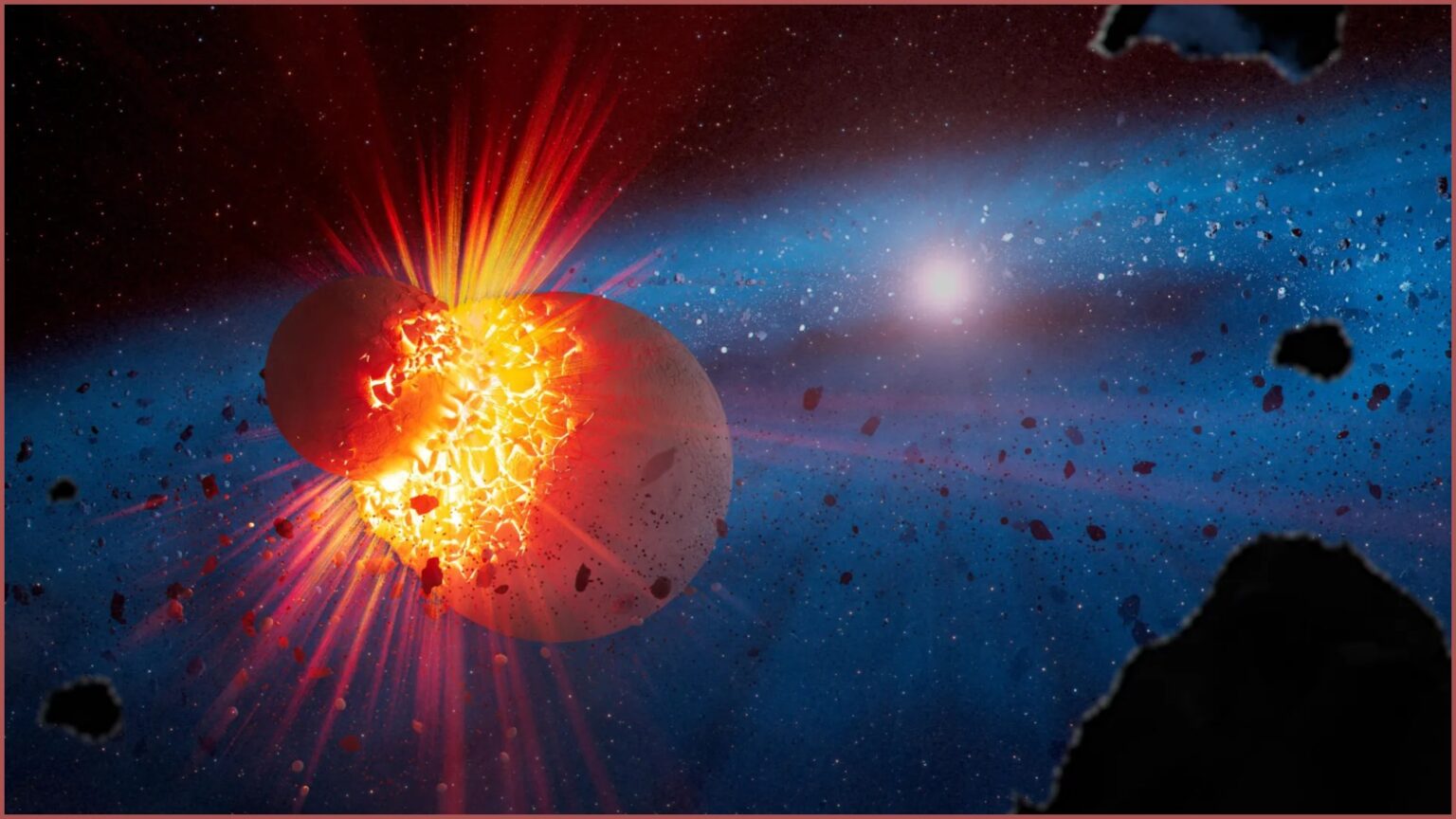 Webb identifica colisões planetárias em sistemas estelares jovens