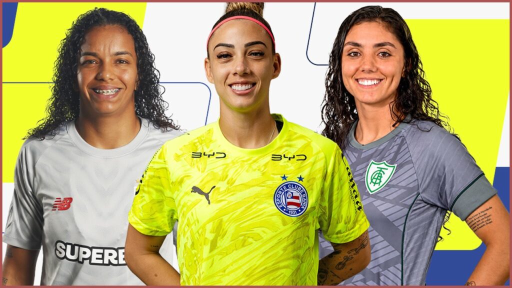 Yanne, Carlinha e Sandy são finalistas a melhor goleira